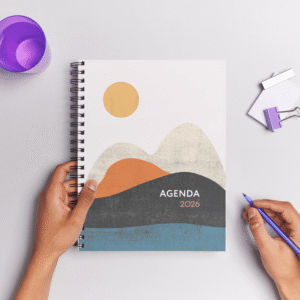 Agenda Personalizada montaña 2026 DOBLE ALAMBRE